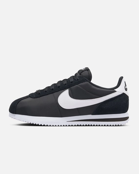 Nike Cortez Women's Textile Shoes, Black/White Asics Wrestling Shoes Sizing
