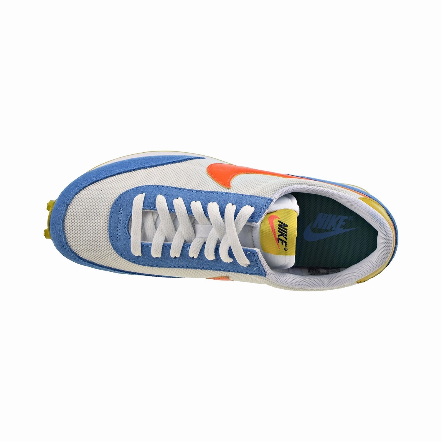 Nike DayBreak Women's Shoes University Blue-Summit White-Saffron Quartz-Orange Asics Gel-tactic Indoor Sport Shoes