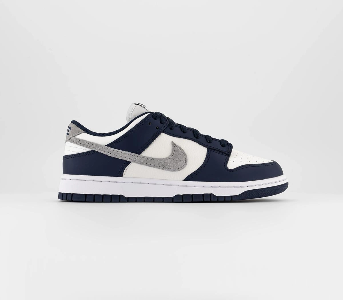 Asics Shoes Seattle Nike Dunk Low Midnight Navy Lt Smoke Grey Summit White Trainers