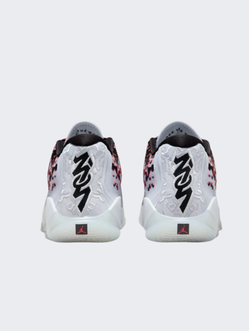 Nike Jordan Zion 3 Men Basketball Shoes Grey/Crimson/White Asics Wrestling Shoes Academy