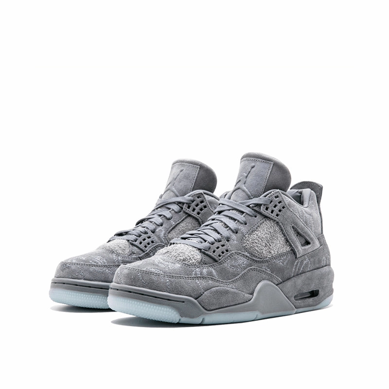 Nike KAWS x Air Jordan 4 Cool Grey Asics Flagship Shoe
