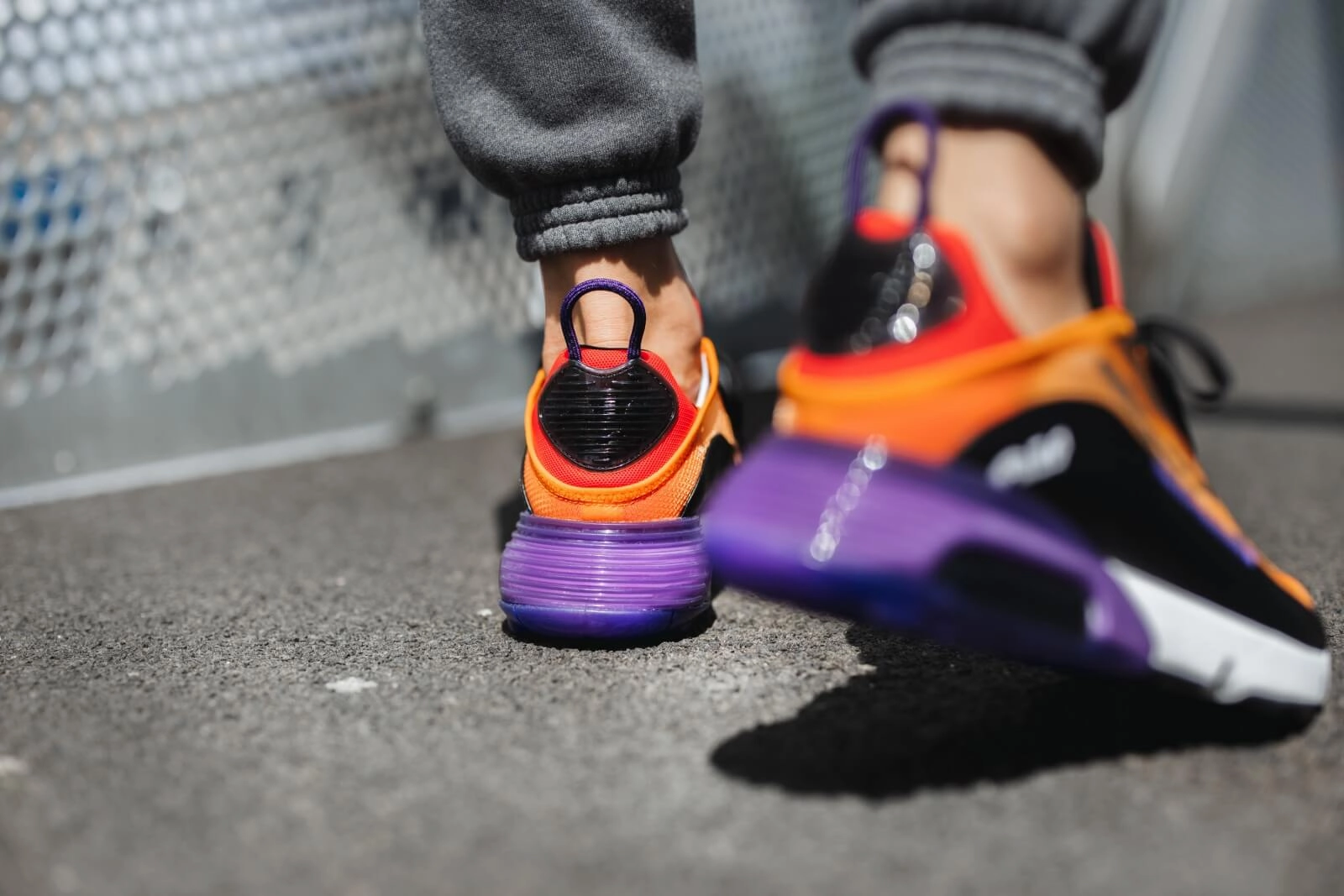 Wide Fit Flat Shoes Uk Nike Men Air Max 2090 (Magma Orange / Black-Eggplant-Habanero Red) AirMax Shoes For Men BV9977-800