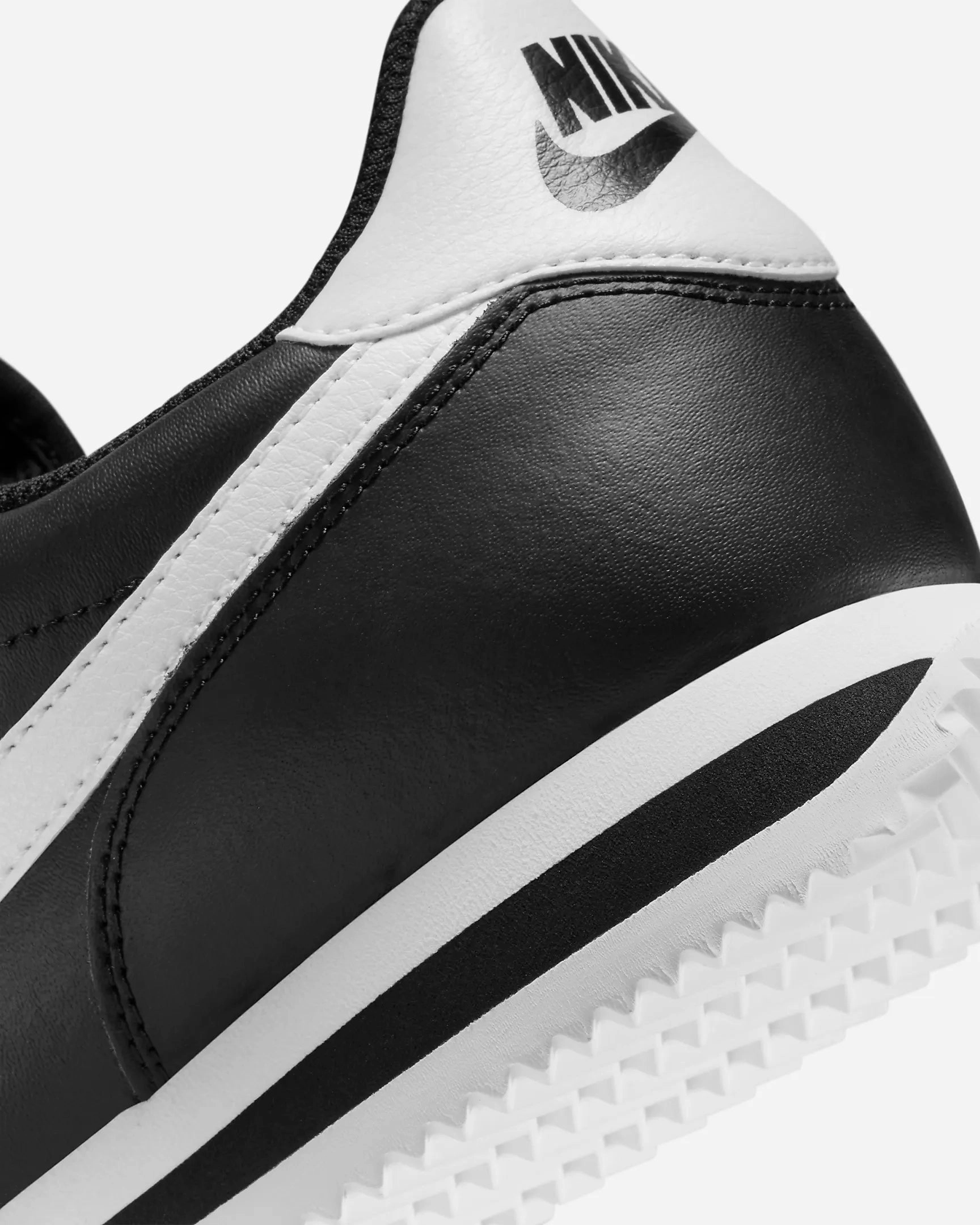 Asics Ace Golf Shoes Nike Men's Cortez Leather Shoes, Black/White