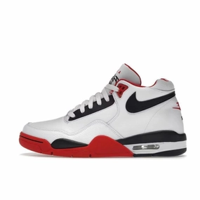 NIKE Original Flight Legacy comfortable and versatile men's mid-top retro basketball shoes red and white High Top Asics Volleyball Shoes