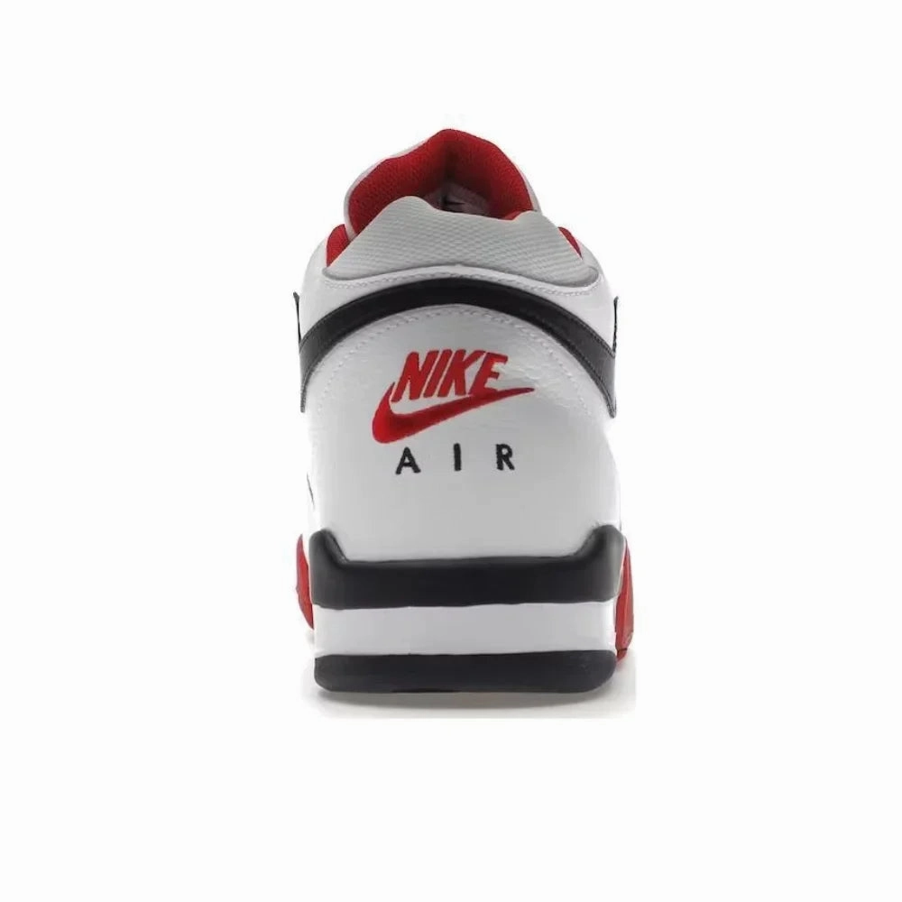 NIKE Original Flight Legacy comfortable and versatile men's mid-top retro basketball shoes red and white Asics Tennis Shoes Ff
