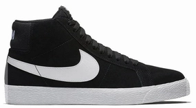 Asics No Tie Shoes Nike SB - Blazer Mid Shoes | Black White