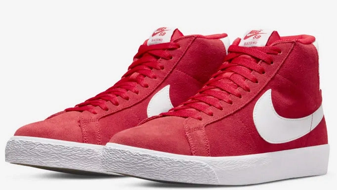 Asics Shoe Types Nike SB - Blazer Mid Shoes | University Red
