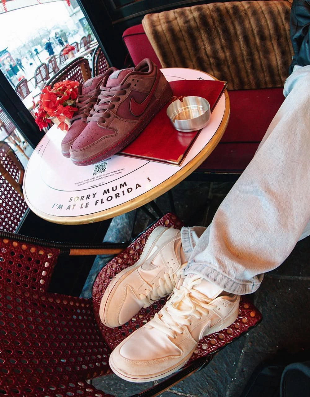 Nike SB 'City of Love' Dunk Low Premium Skate Shoes - Burgundy Crush/Dk Team Red-Earth-Dk Pony-Univ Red-Earth Asics Shoe Size Conversion Chart