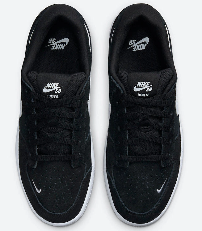Nike SB - Force 58 Shoes | Black White Asics Tennis Shoes For Tennis