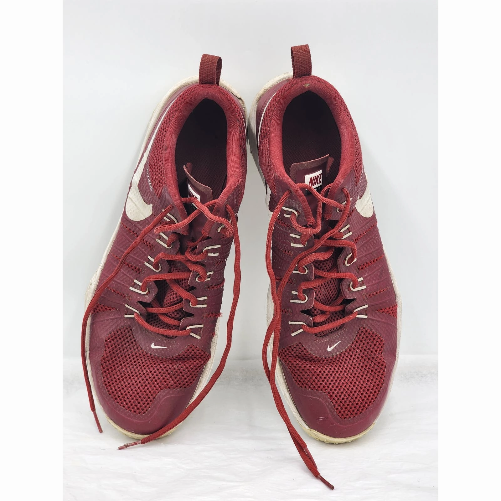 Asics America Shoes Nike Shoes Lunar Tr1 Mens 15 Flywire LunarLon Red Training Athletic Performance