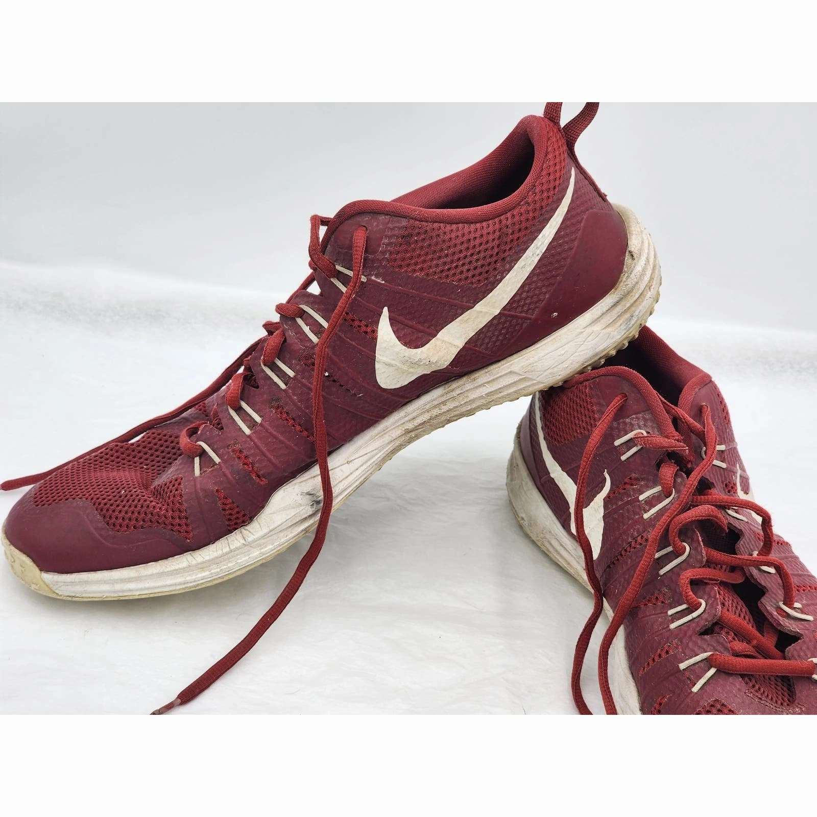 Nike Shoes Lunar Tr1 Mens 15 Flywire LunarLon Red Training Athletic Performance Discount Asics Tennis Shoes