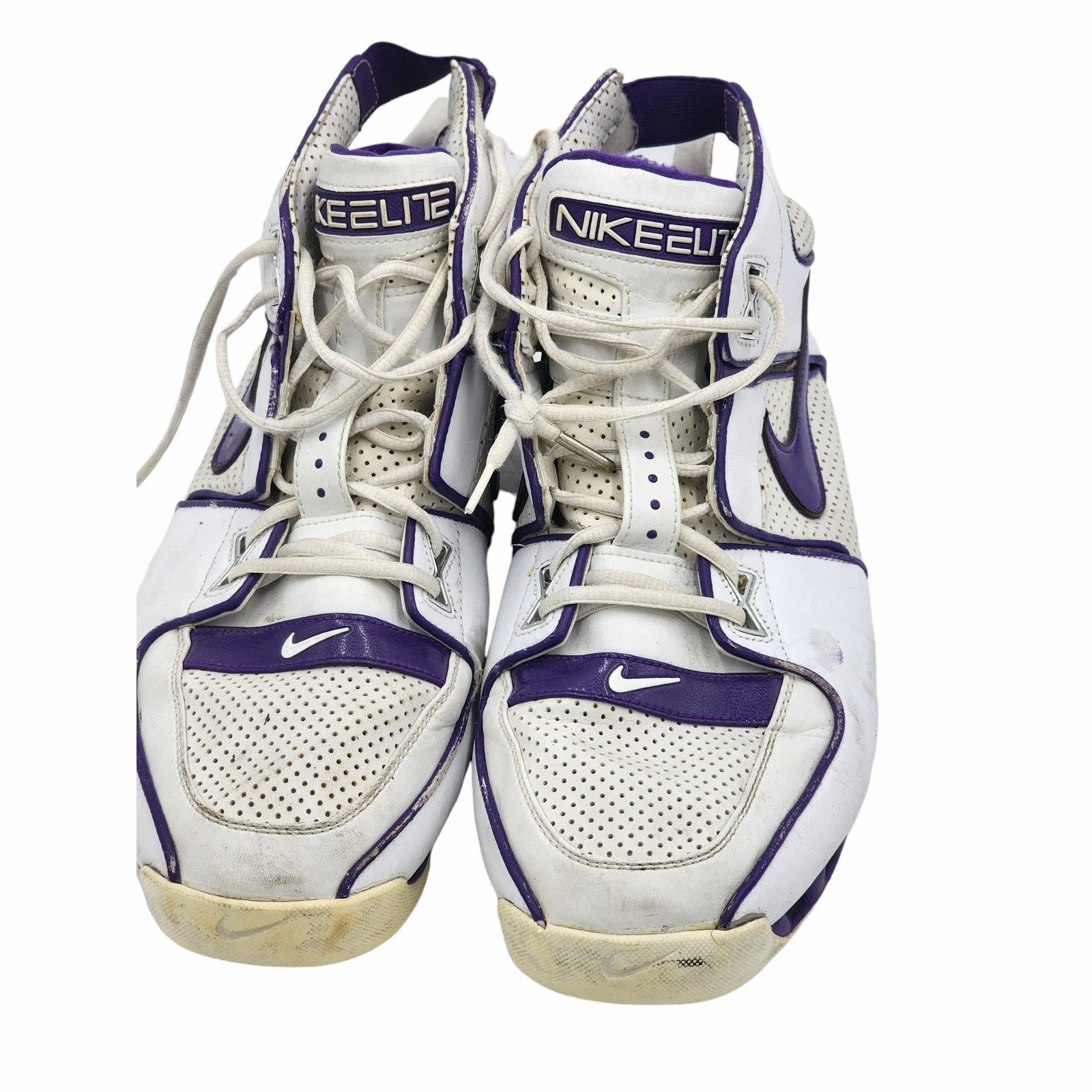 Asics Shoe Tag Nike Shox Elite Shoes Mens 15 High Top Basketball Sneakers Vintage 2004 950270