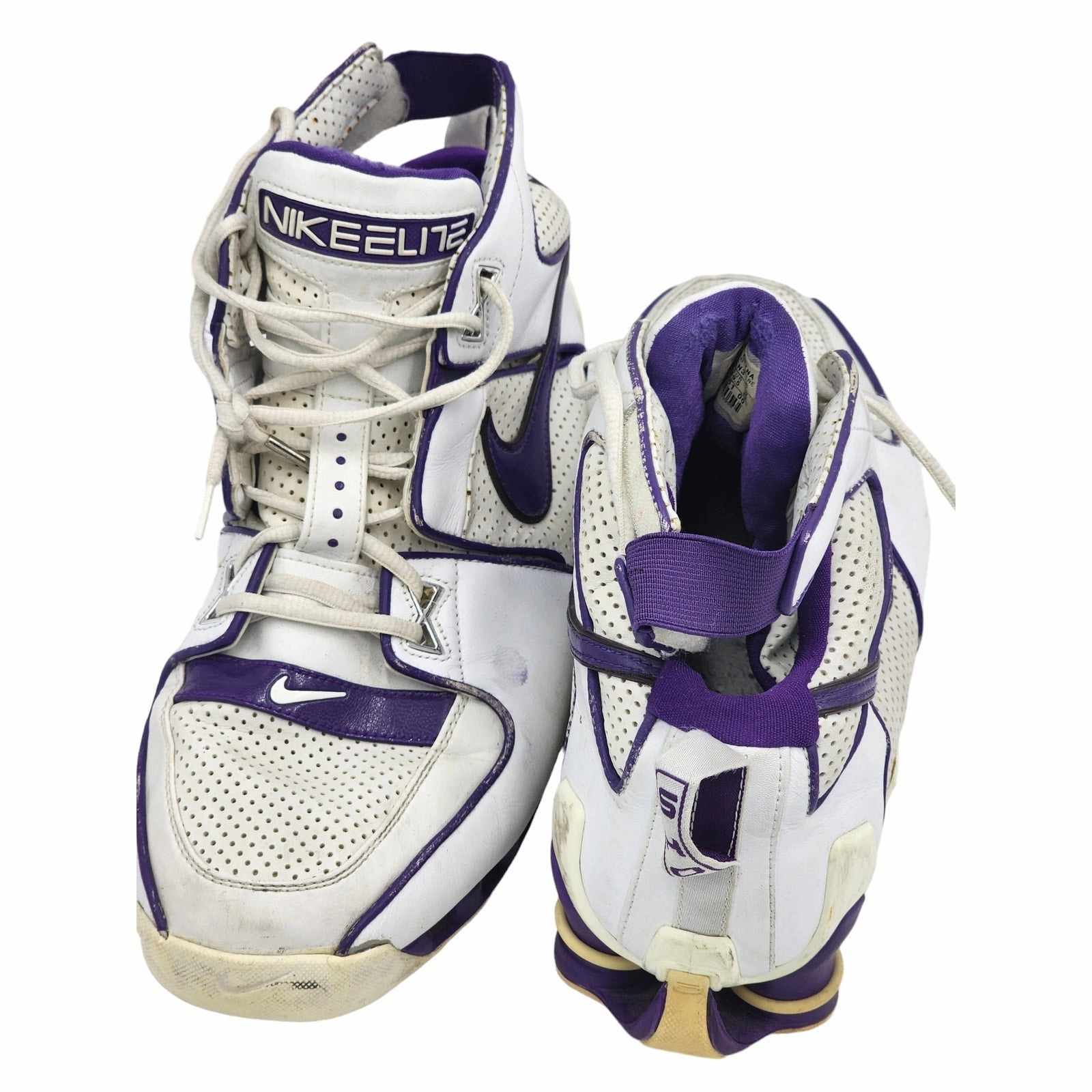 Nike Shox Elite Shoes Mens 15 High Top Basketball Sneakers Vintage 2004 950270 Swiatek Asics Shoes