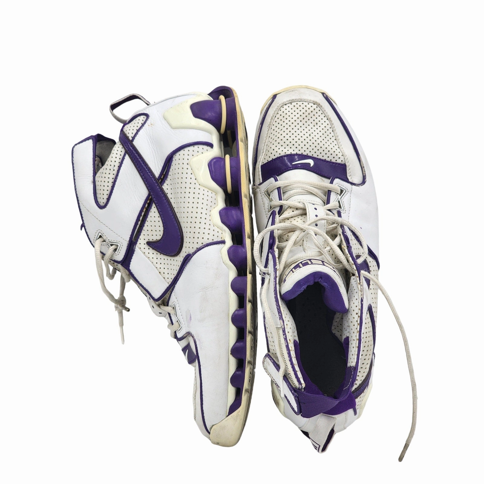 Nike Shox Elite Shoes Mens 15 High Top Basketball Sneakers Vintage 2004 950270 Asics Ff Blast Running Shoes