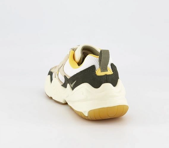 Nike Tech Hera Trainers Sail Coconut Milk Cargo Khaki Asics Flat Foot Shoes