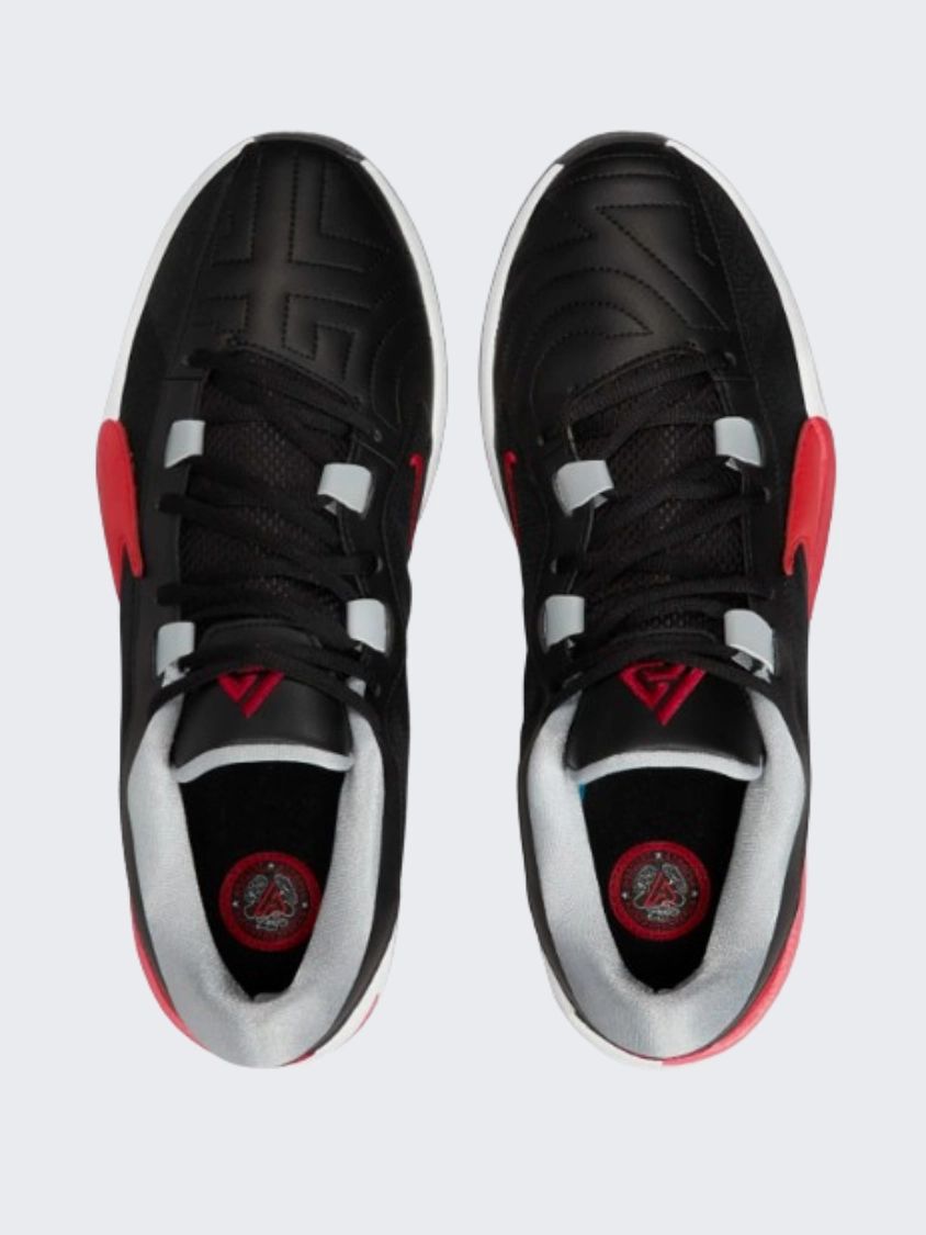 Nike Zoom Freak 5 Men Basketball Shoes Black/Red/Platinum Asics Stability Walking Shoes