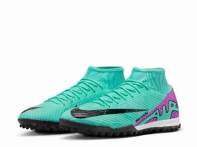 Asics Strike Rate Ff Cricket Shoes Nike Zoom Superfly 9 Academy TF- Hyper Turq/ Fuchsia-Dream Black