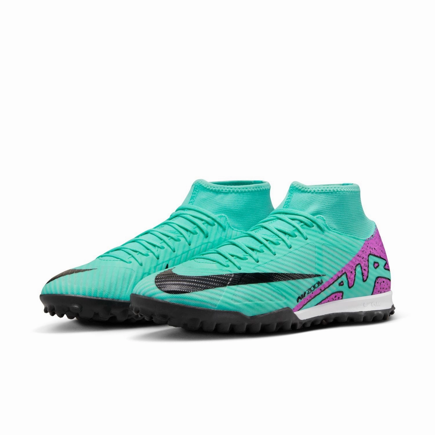 Nike Zoom Superfly 9 Academy TF- Hyper Turq/ Fuchsia-Dream Black Asics Gel-venture 6 Running Shoes