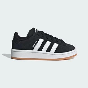 Campus 00s Elastic Lace Shoes (Core Black   Cloud White   Gum) Youth Shoes Adidas