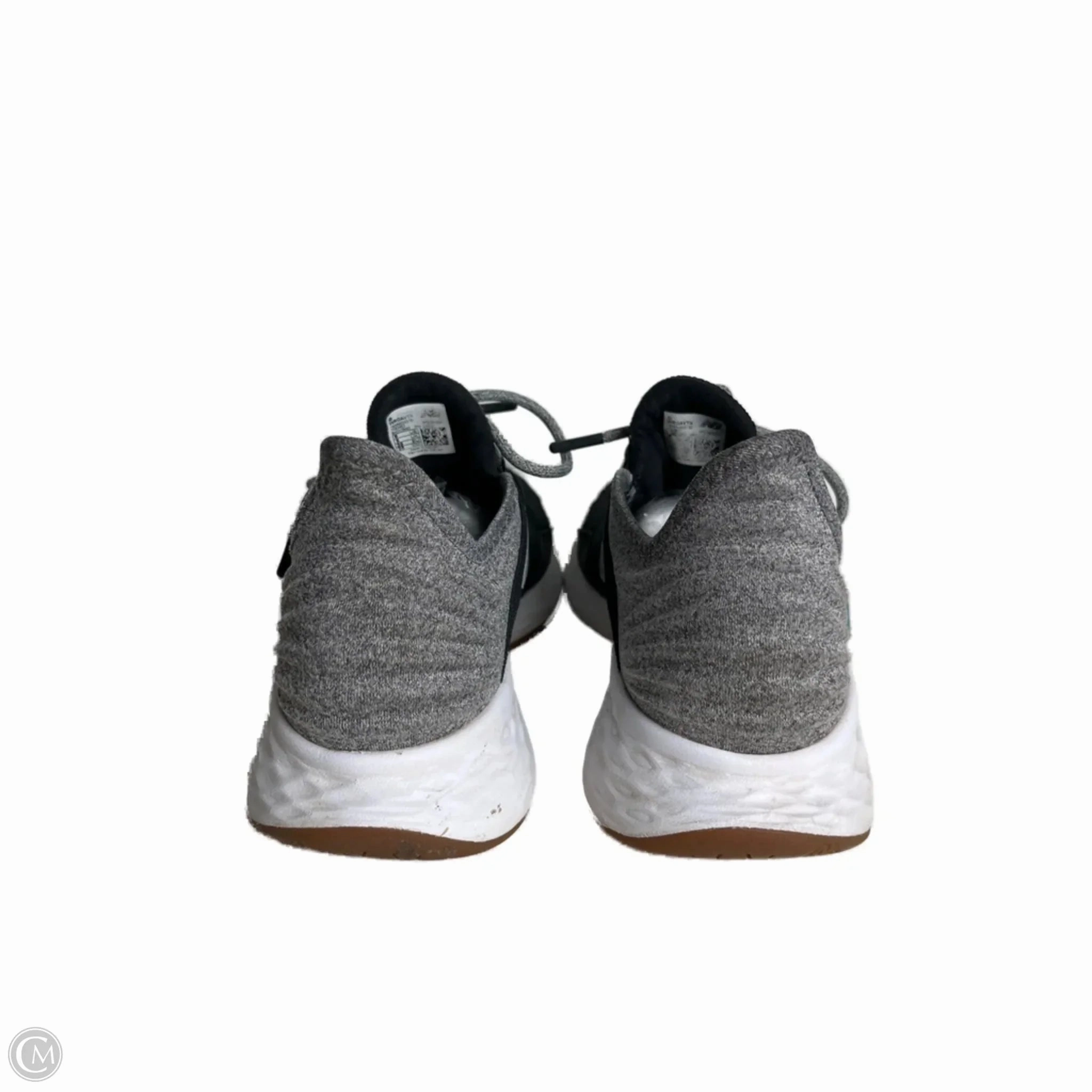 New Balance 9060 Grey On Feet Shoes Athletic By New Balance In Black & Grey, Size: 8