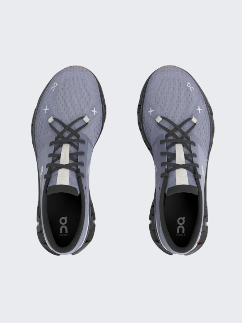 On Cloud X 4 Women Training Shoes Feather/Black Best On Cloud Shoe For Cross Training