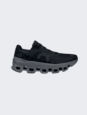 On Cloudmonster 1 Women Running Shoes Black / Magnet Running Shoes For Daily Running
