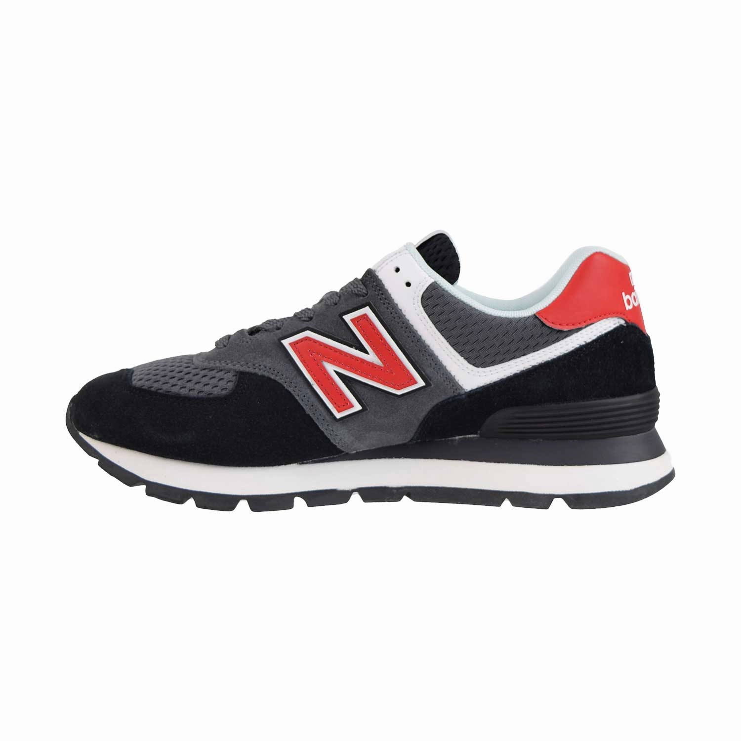 New Balance Classic 574 Rugged Men's Shoes Black-Grey-Red New Balance Size 6