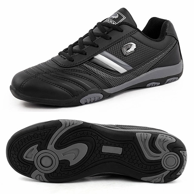 Comfortable Spikeless Golf Waterproof Golf Shoes / Black & White Sport Trainers for Golf