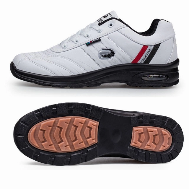 Golf Shoe Spike Wrench Waterproof Golf Shoes / Black & White Sport Trainers for Golf