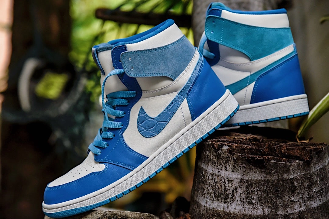 Air Jordan 1 High Retro "Royal Poseidon" Asics Shoes For Morton's Neuroma