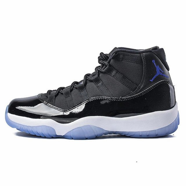 Original New Arrival Authentic Nike Air Jordan 11 Space Jam  Breathable Men's Basketball Asics Running Shoes Nimbus 24