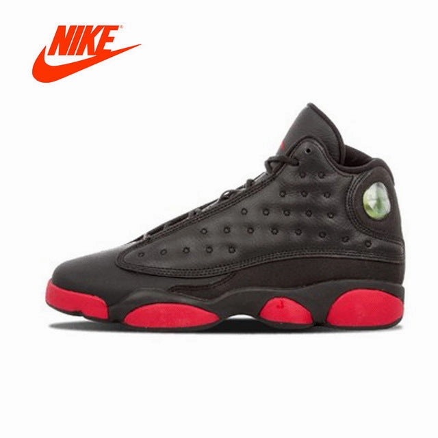Original New Arrival Authentic NIKE Air Jordan 13 Retro BG "Grey Toe" - 414574-126 Womens Basketball Shoes Sneakers  Sport Classic Asics Tiger Shoes