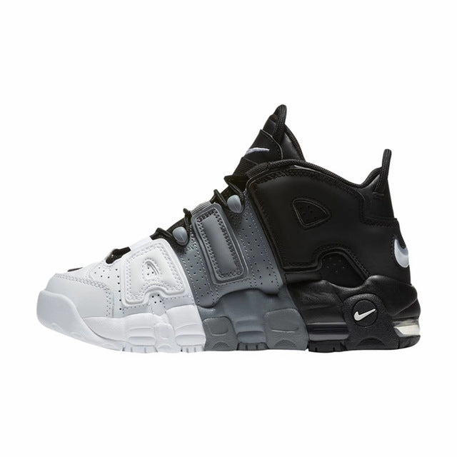 Hiking Shoes Asics Original New Arrival Authentic Nike Air More Uptempo Tri-Color Men's Breathable