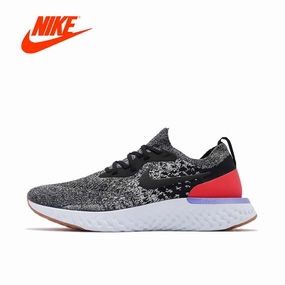 Original New Arrival Authentic NIKE Epic React Flyknit Mens Running Shoes Sneakers Sport Outdoor Gym Shoes 2018 WinterSneakers Asics Speedstar Shoes