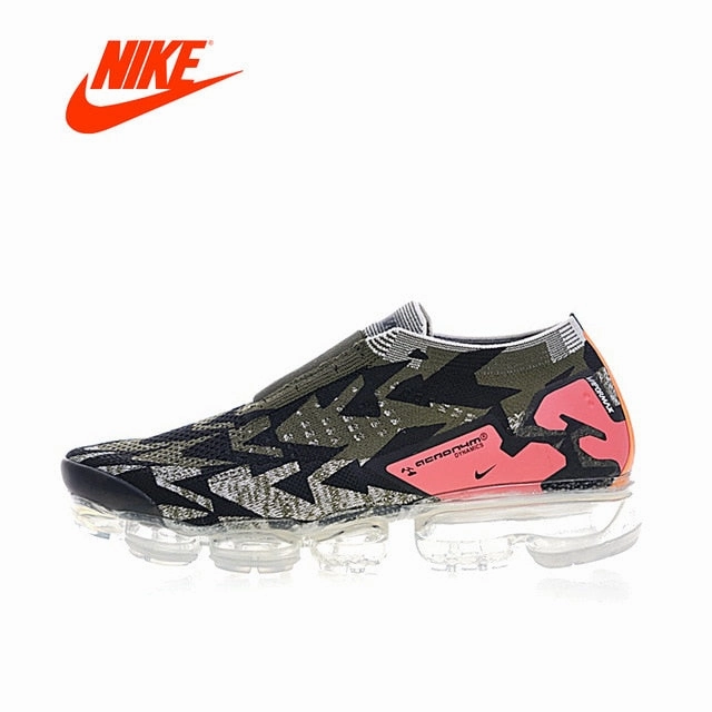 Original New Arrival Authentic Nike Vapormax FK Moc 2 "Acronym" Mens Running Shoes Sports Outdoor Sneakers Gym Shoes AQ0996-007 Asics Sale Shoes