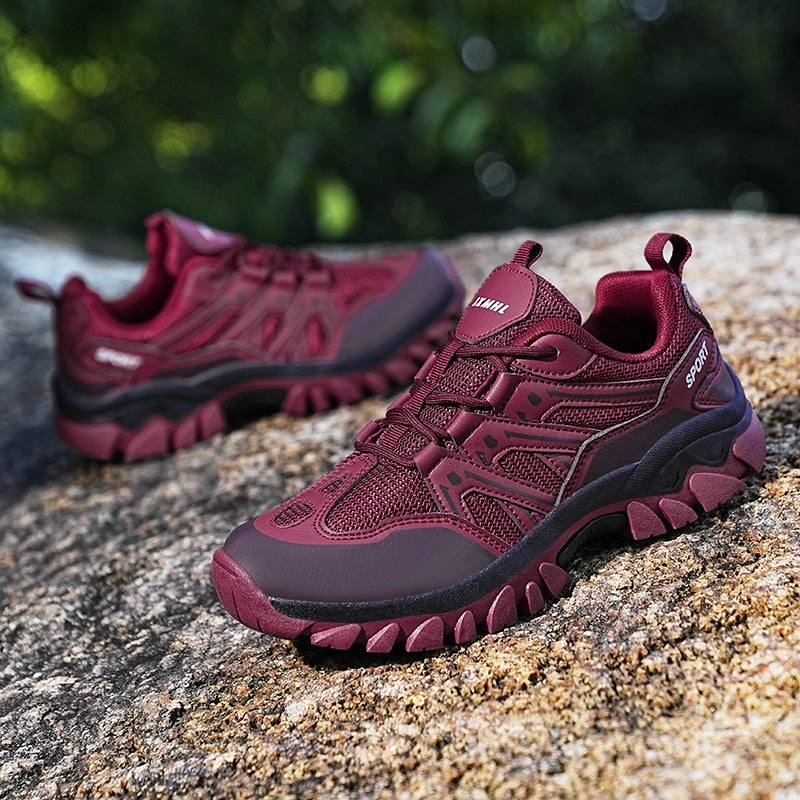 Best Hiking Shoes For El Camino Outdoor Hiking Shoes Women Professional Girls Sport Hiking Walking Sneakers Non Slip Camping Trekking Women Climbing Sneakers