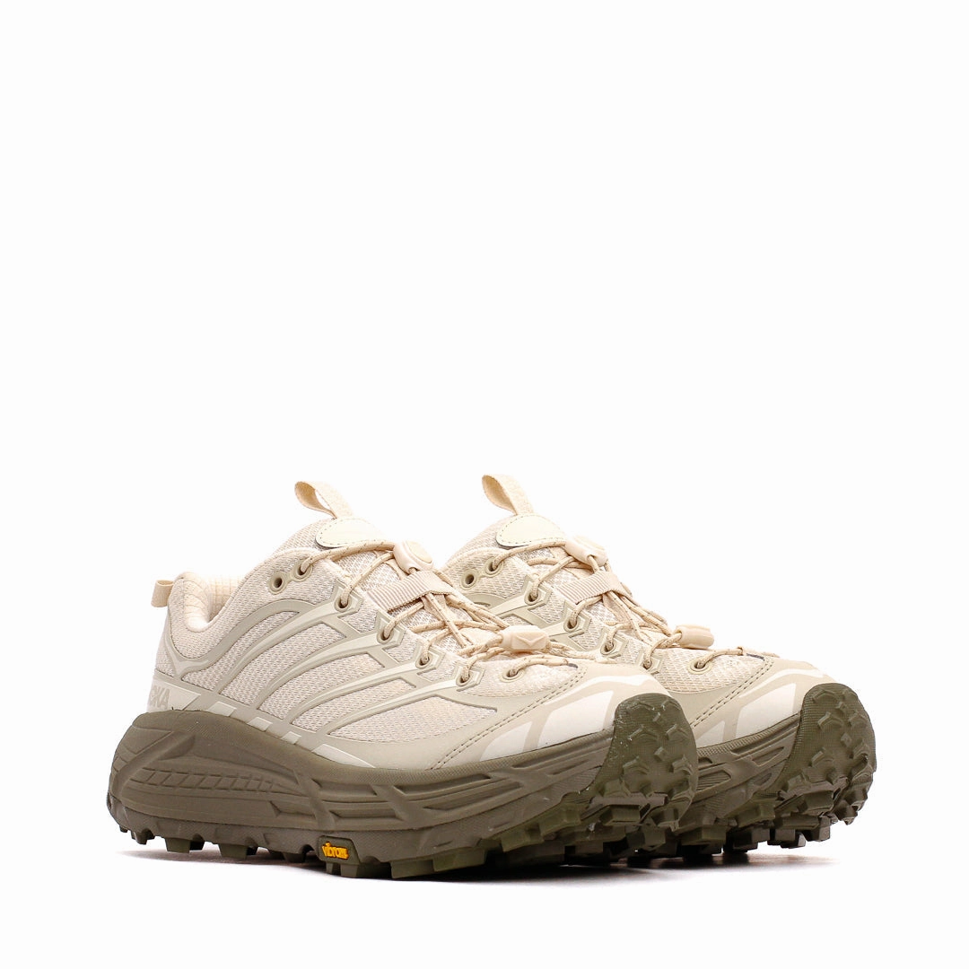 Water Resistant Shoes Hoka One One Unisex Mafate Three2 Oat Milk Eucalyptus 1141572-OLY