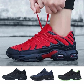 Running Shoe Comparison Tool Men's Air Cushion Breathable Mesh Running Shoes