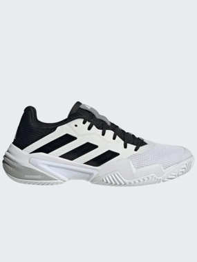 Adidas Barricade 13 Men Tennis Shoes White/Black/Grey Adidas Box Hog Ii Boxing Shoes