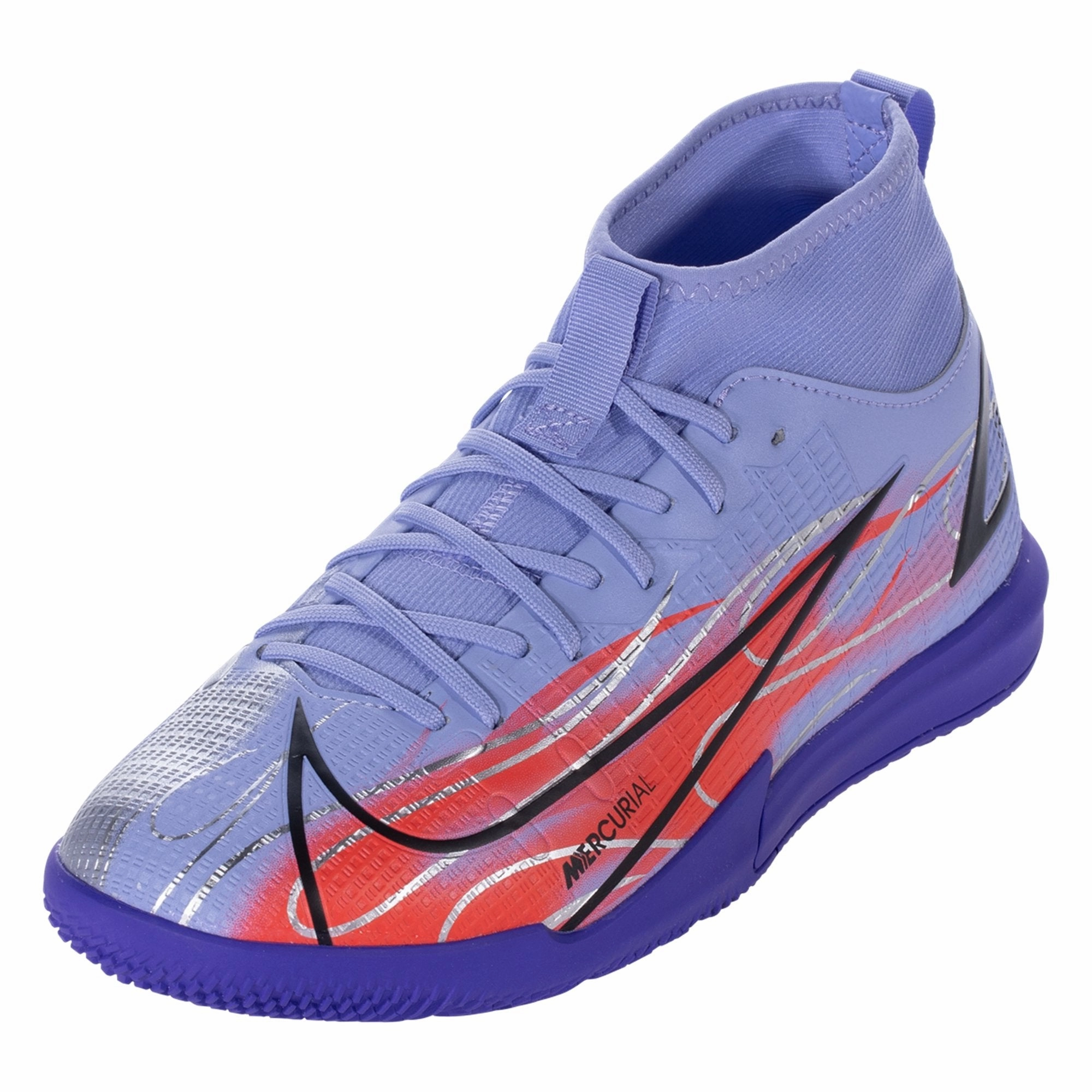 Nike Junior Mercurial Superfly 8 Academy Mbappe IC Indoor Soccer Shoe - KM Flames Asics Supination Walking Shoes