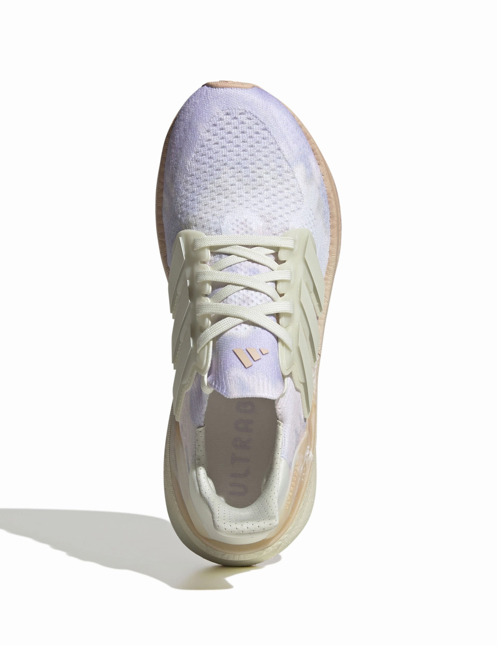 Adidas Messi Indoor Ultraboost 5 Tie-Dye Shoes - Warm Vanilla/Ivory/Purple Tint
