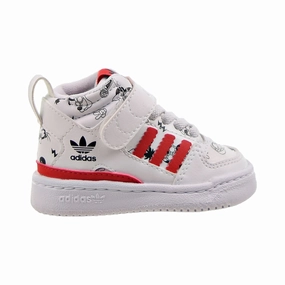 Adidas Disney Forum Mid 360 Toddler's Shoes Cloud White-Vivid Red Adidas Og Shoes