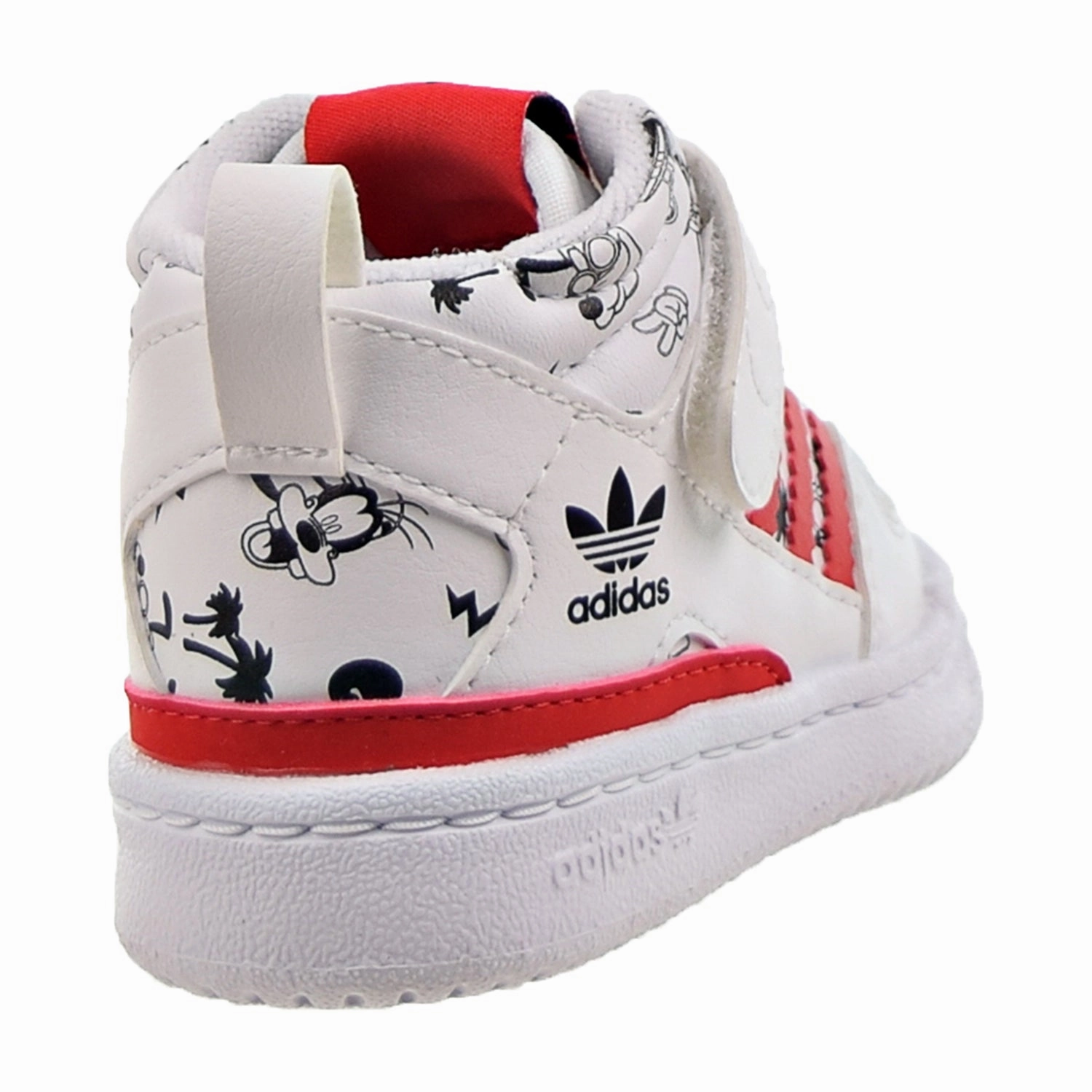Adidas Gazelle Suede Shoes Adidas Disney Forum Mid 360 Toddler's Shoes Cloud White-Vivid Red