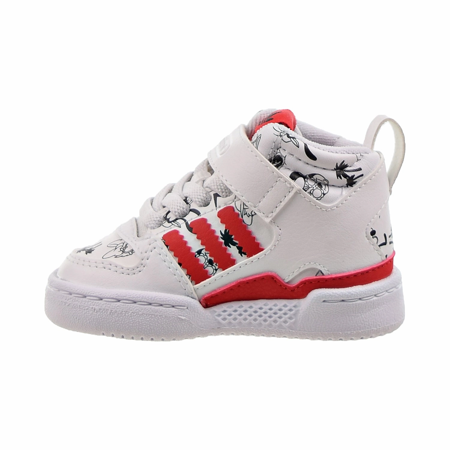 Adidas Disney Forum Mid 360 Toddler's Shoes Cloud White-Vivid Red Ivy Park Adidas Shoes