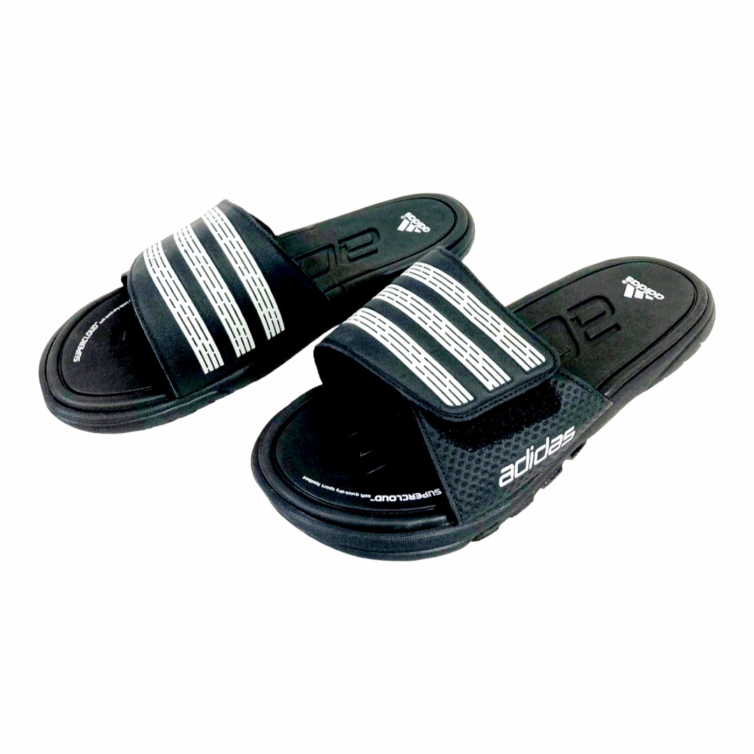 Adidas Old School Shoes New *Men's Adidas AdiLight Black Sandals (Size 8)