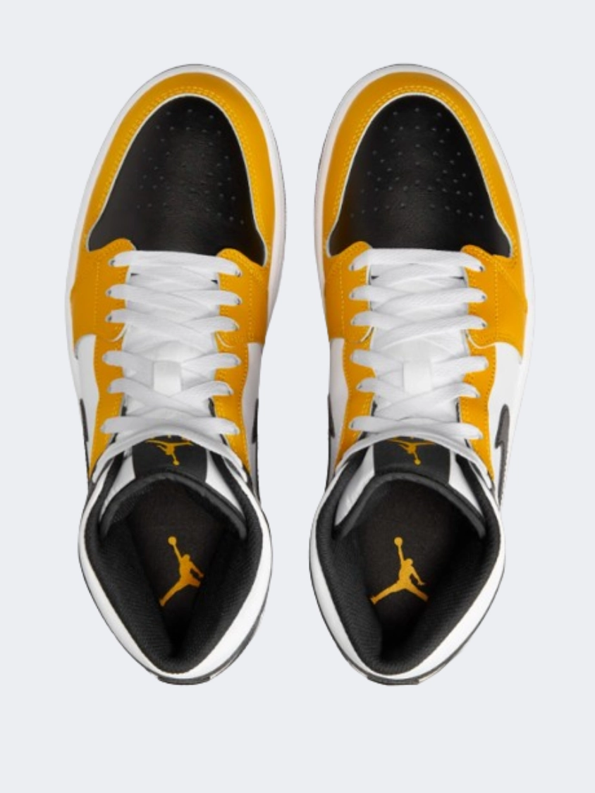 Asics Shoes For Long Distance Running Nike Air Jordan 1 Men Lifestyle Shoes Yellow/White/Black