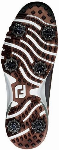 Athlon Golf Shoes FootJoy Men's ContourFIT-Previous Season Style Golf Shoes White 11.5 W Brown, US
