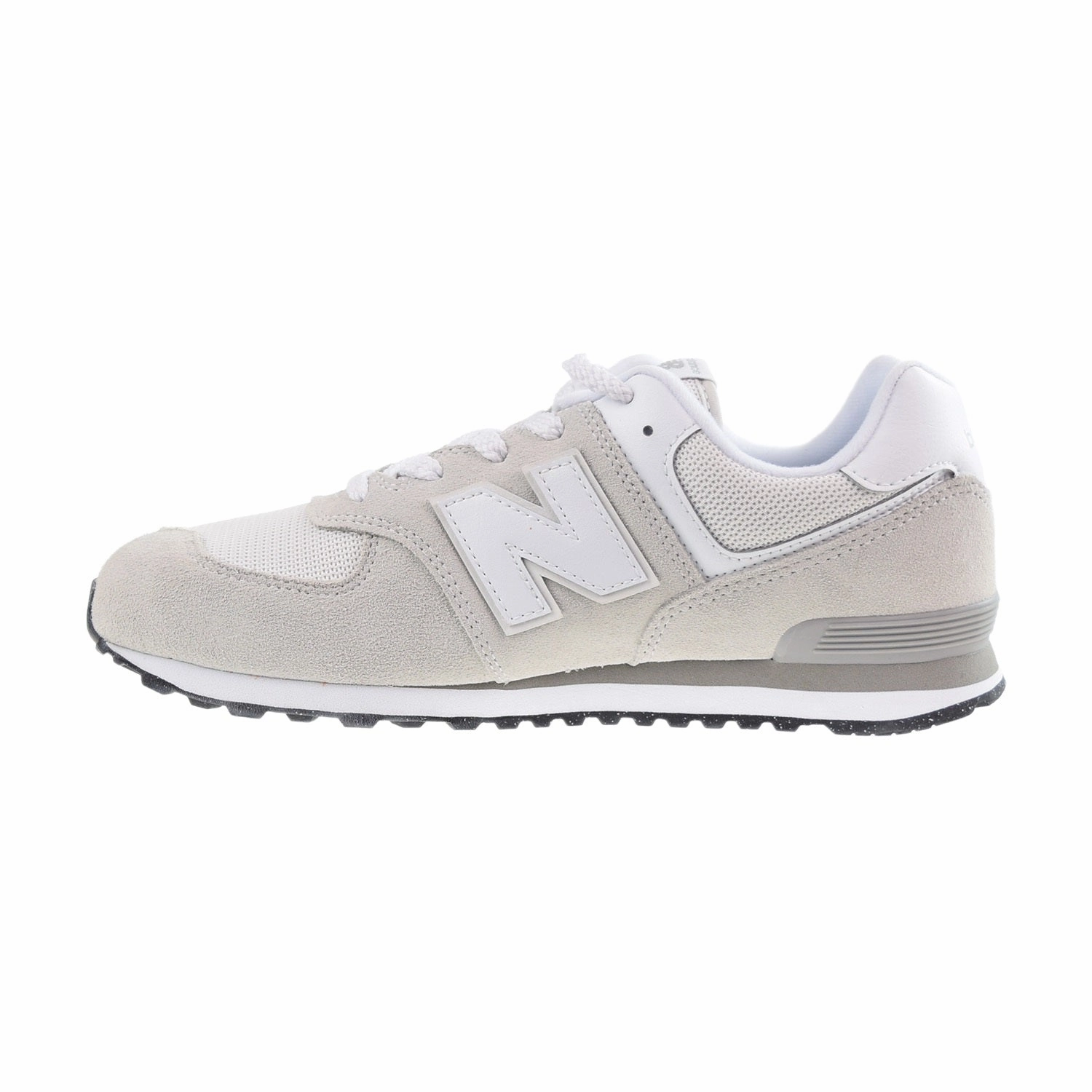 New Balance 574 Big Kids' Shoes Nimbus Cloud-White New Balance 327 White Gum