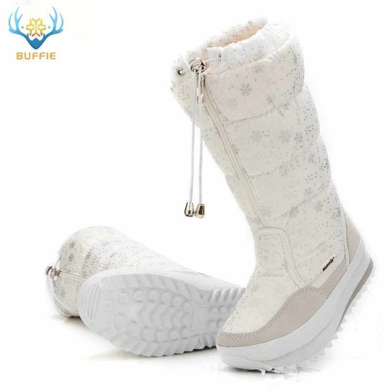 Original Women&#39;s Winter High Boots Snow Lady Booties New Warm Insole Plus Big Size shoes Non-Slip Waterproof Free Shipping Terradora Ii Waterproof Low Hiking Shoes