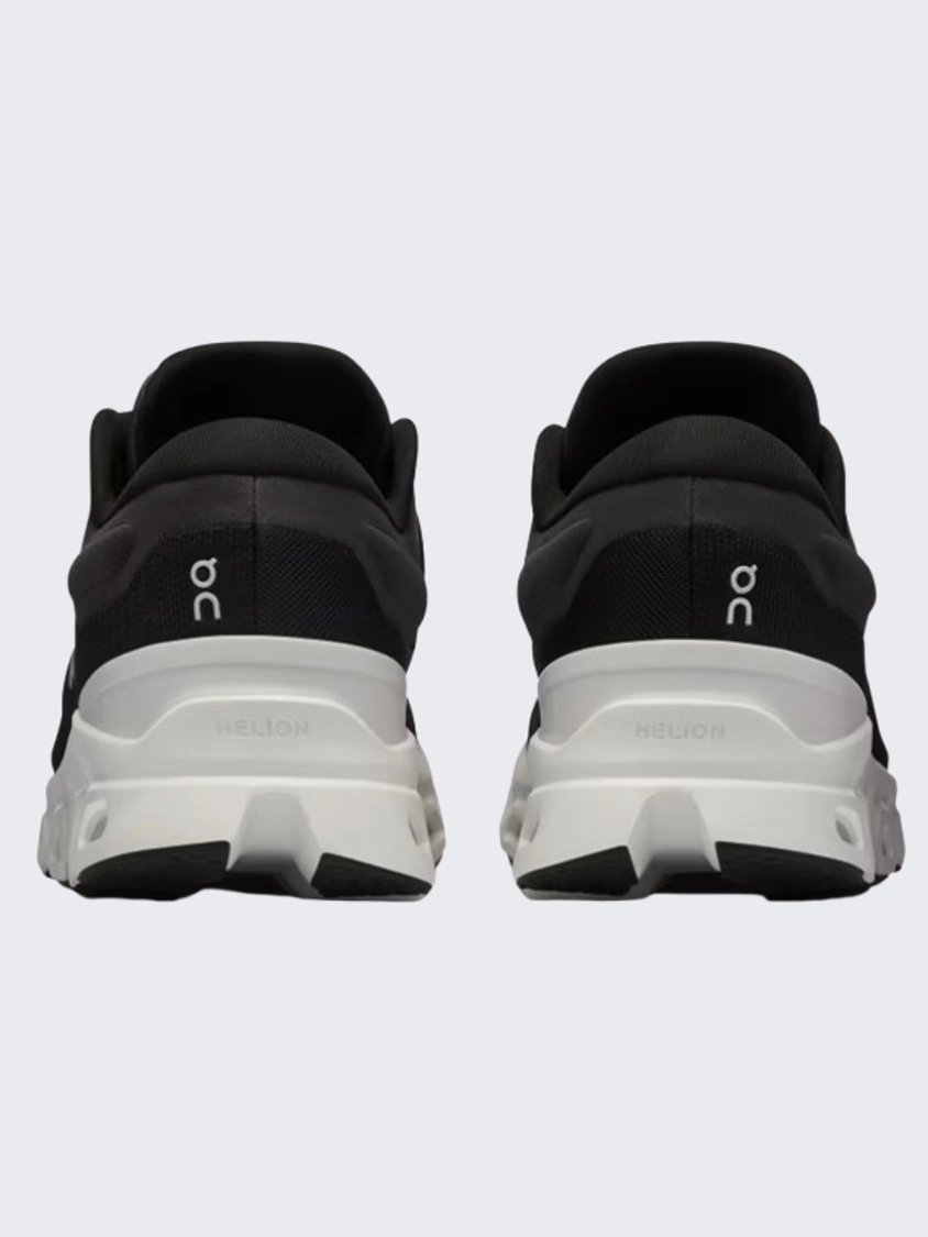 Running Shoes With Lights On Cloudstratus 3 Women Running Shoes Black/Frost